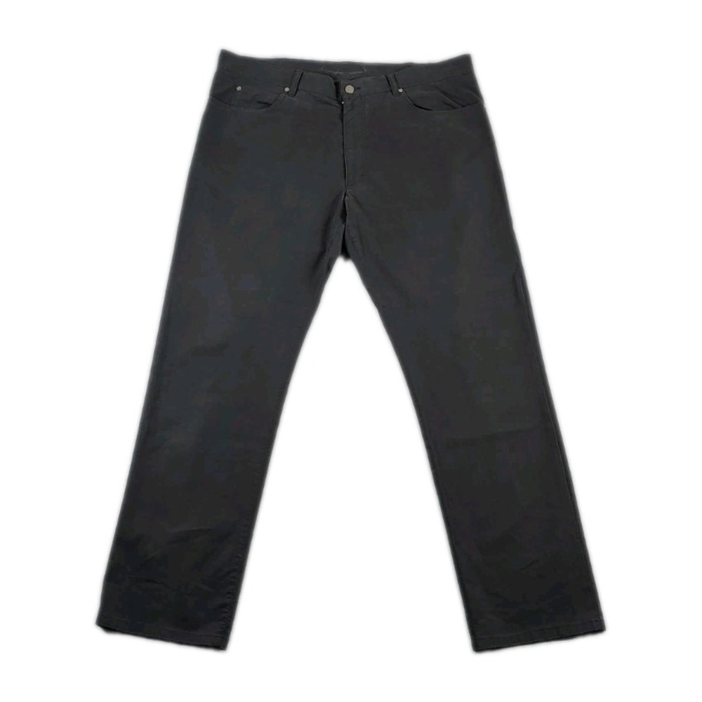 Ermenegildo Zegna Sport Preppy Chino Pants Mens Size 38X32 Black Cotton Blend